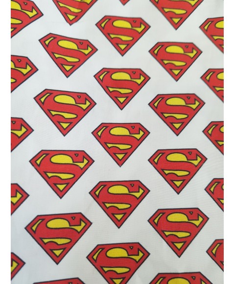 Algodón 100% Logo superman 1.50 de ancho