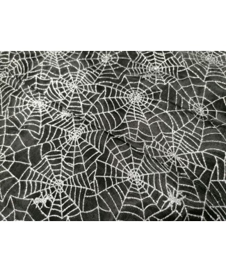Gasa halloween tela de araña plata 1,50 de ancho